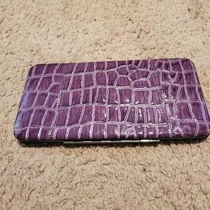 Purple Snake Skin Wallet